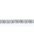 18k White Gold 5.77ctw Diamond Tennis Bracelet