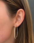 Brown & Co. 18k Yellow Gold 2ct Diamond Hoops