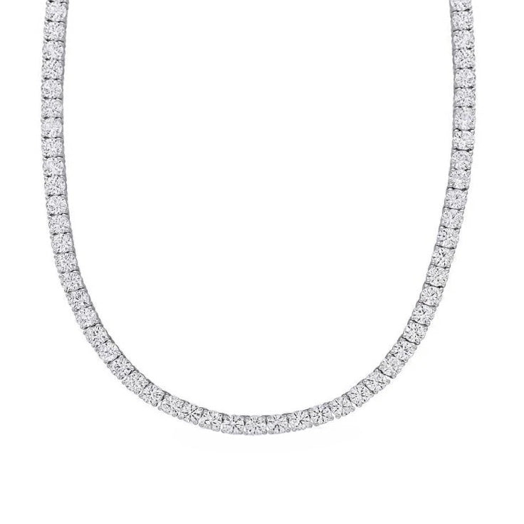 Brown &amp; Co. 18K White Gold 14.25CT Diamond Tennis Necklace