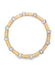 ESTATE 18K WHITE GOLD AND ROSE GOLD PICCHIOTTI EXPAN DIAMOND BRACELET