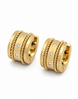 Estate 18k Yellow Gold H. Stern Huggie Earrings