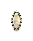Estate 18k Yellow Gold Opal Ring