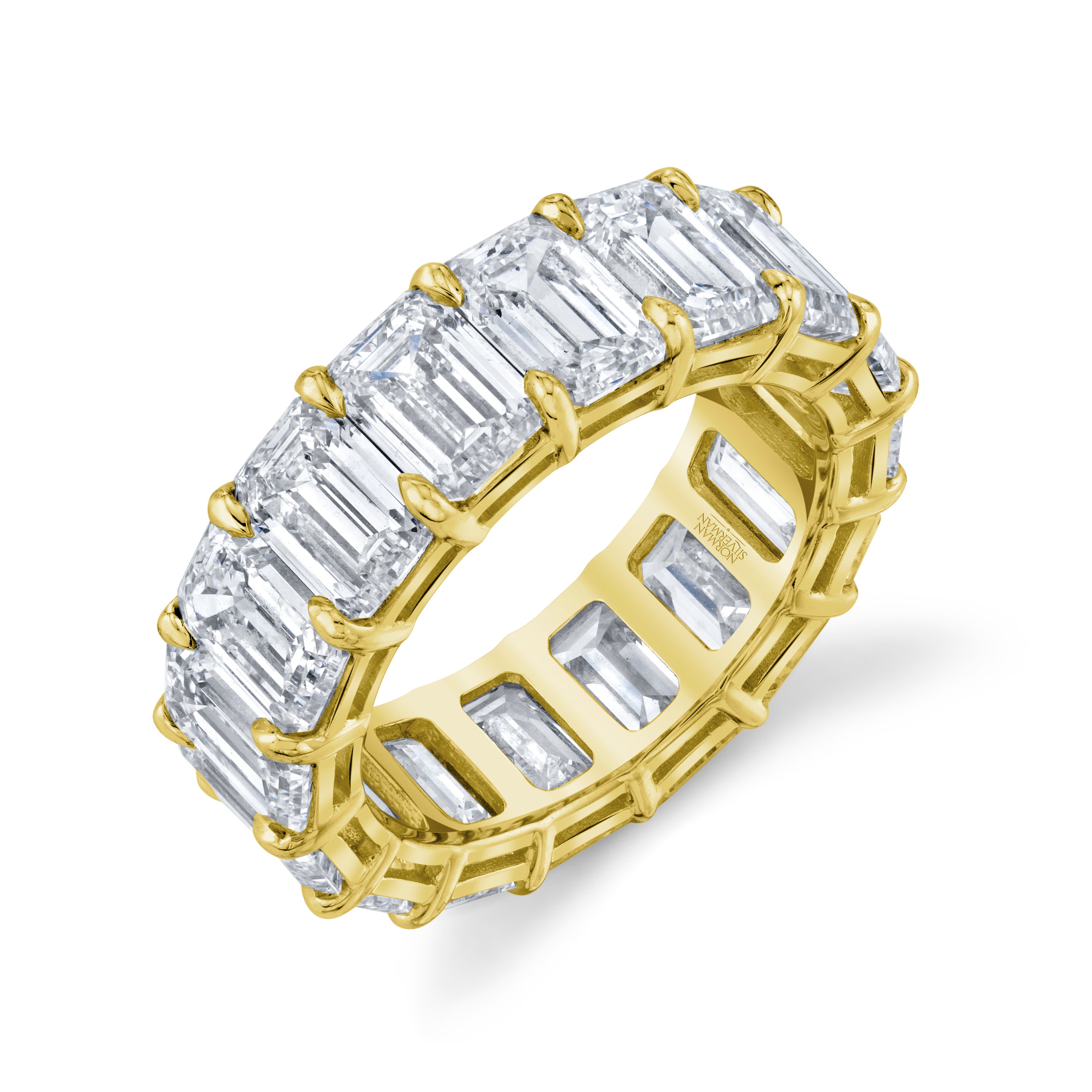 Norman Silverman 18k Yellow Gold Diamond Band