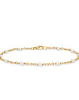 David Yurman Pearl Classics Station Bracelet In 18k Yellow Gold, 3.5mm