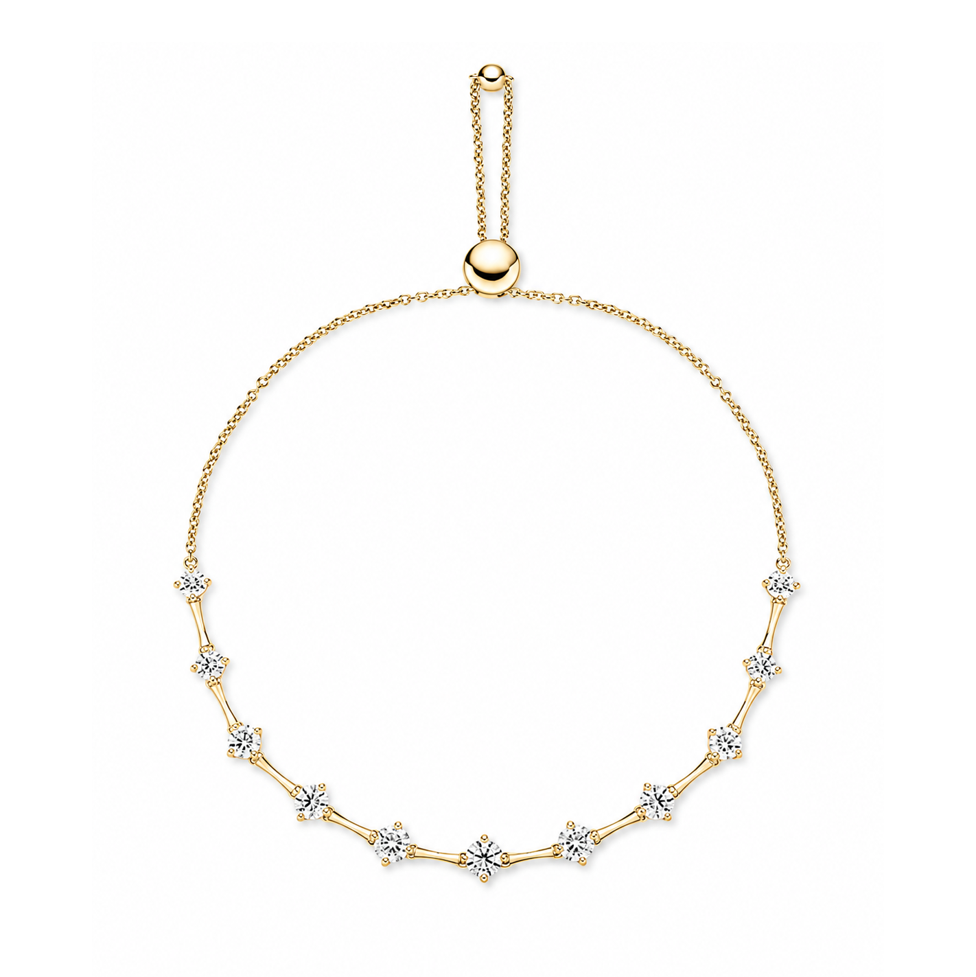 Memoire 18K Yellow Gold CADENCE Diamond Bracelet