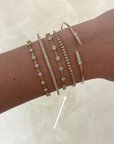 Diamond Station Bolo Bracelet, 1.22ctw