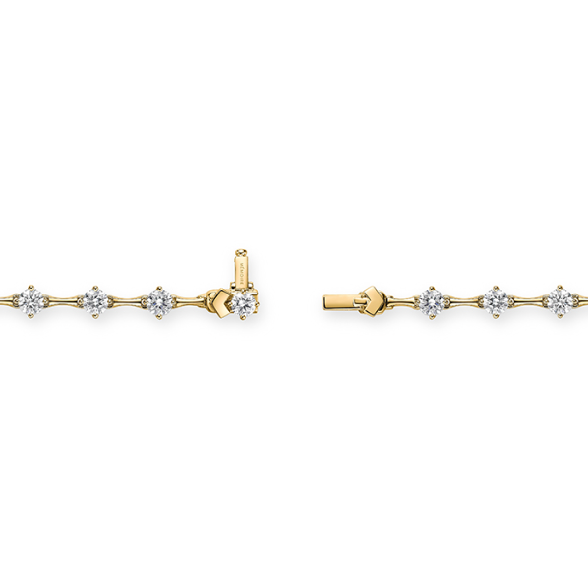 Round Diamond Station Bracelet, 2.05ctw