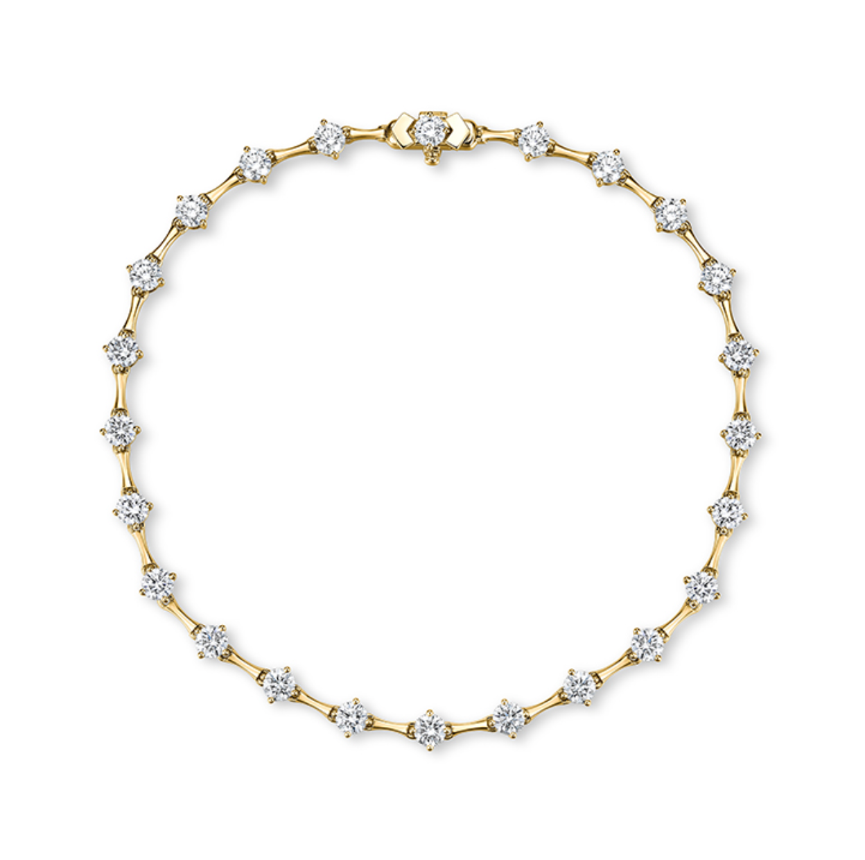 Round Diamond Station Bracelet, 2.05ctw