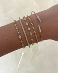 Round Diamond Station Bracelet, 2.05ctw