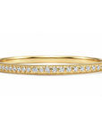 18k Yellow Gold Mixed Shape Bangle