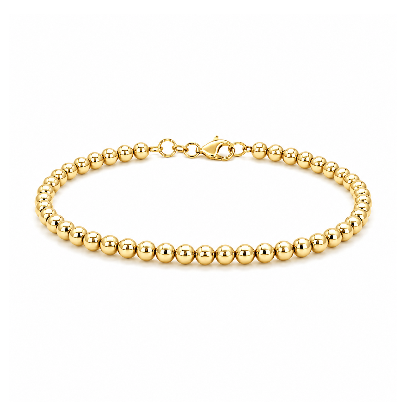 Brown &amp; Co. 14k Yellow Gold Beaded Bracelet