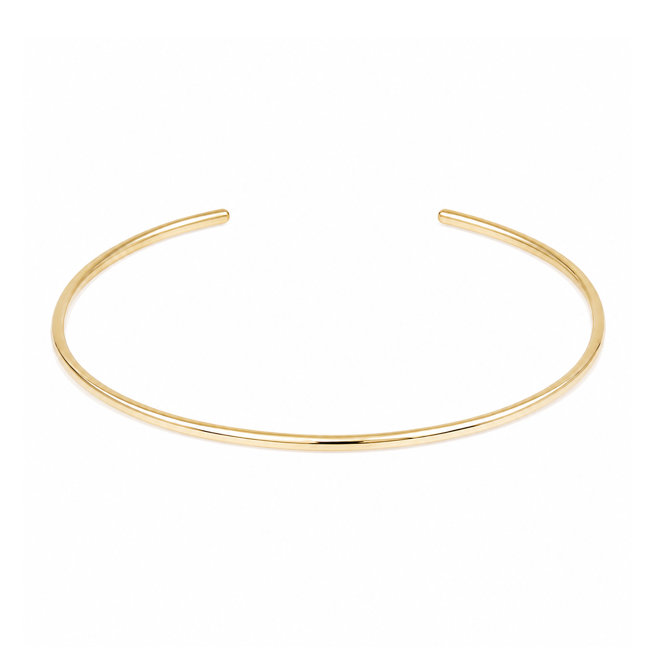 Brown &amp; Co. 14k Yellow Gold Sleek Bangle