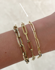 Brown & Co. 14k Yellow Gold Paperclip Bracelet
