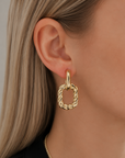 Twisted Drop Earrings