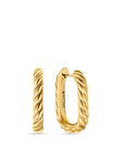 David Yurman Madison® Cable Hoop Earrings In 18k Yellow Gold, 24.3mm