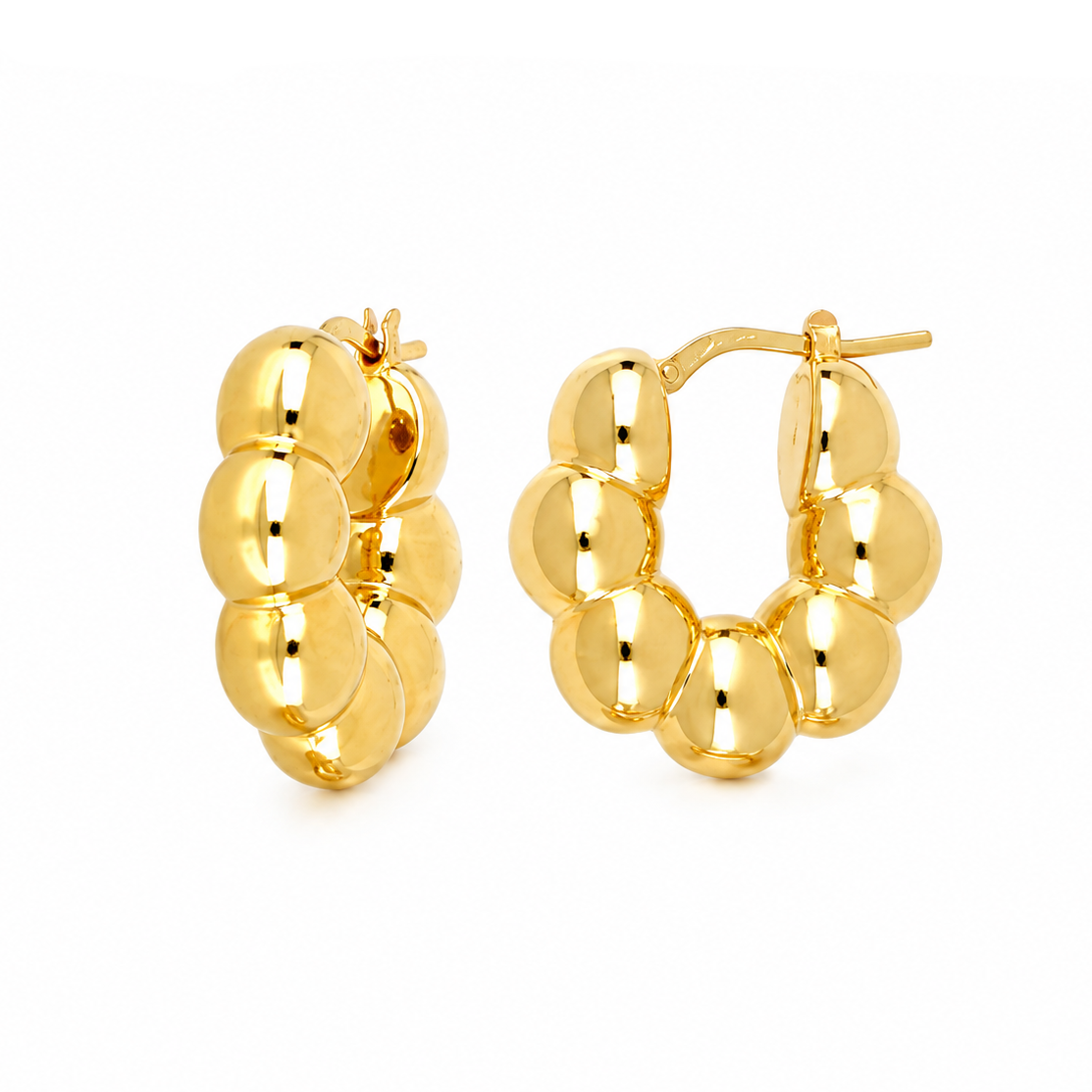 Bubble Hoop Earrings