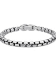 David Yurman Box Chain Bracelet In Sterling Silver
