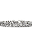David Yurman Curb Chain Bracelet In Sterling Silver With Diamonds, 8mm