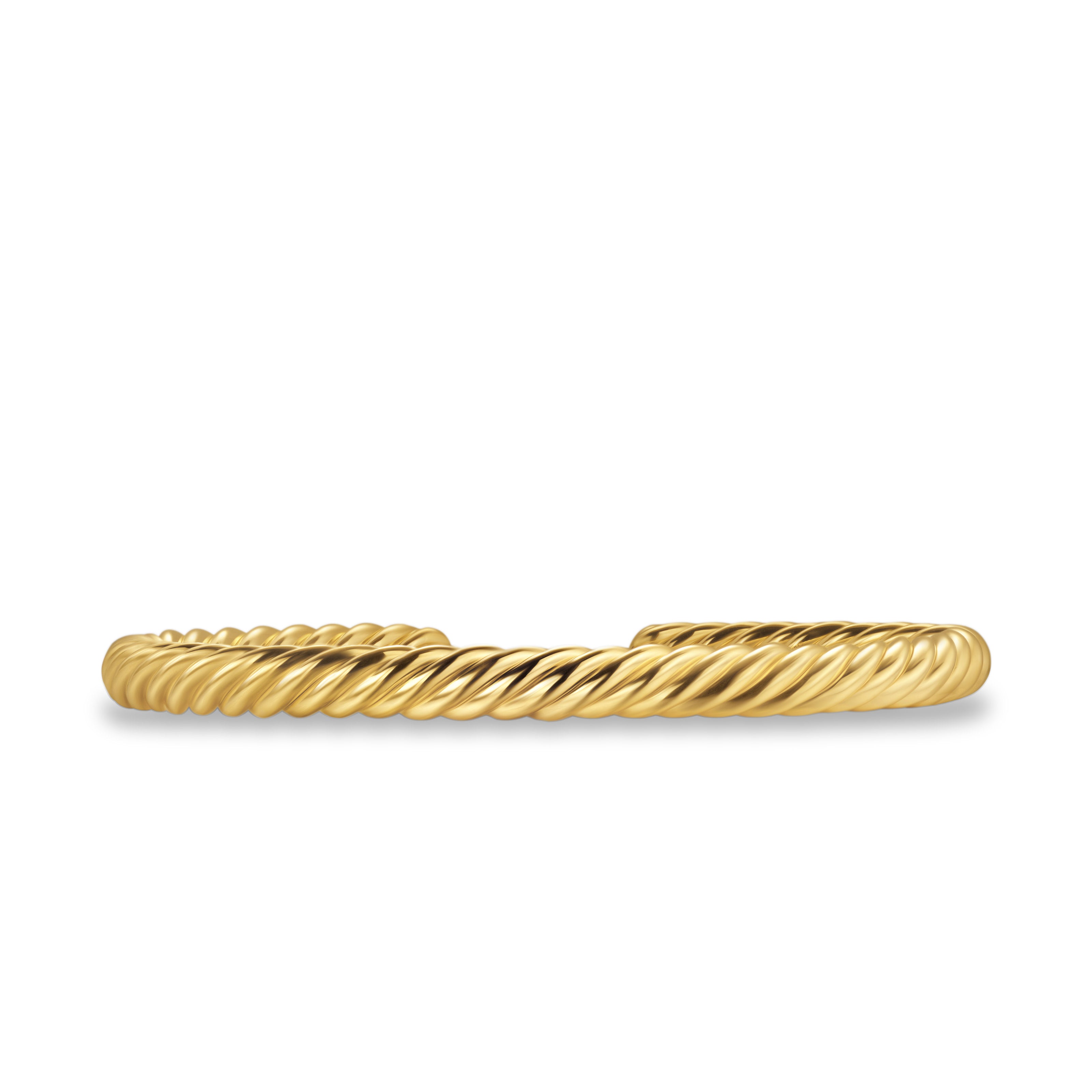 David Yurman Cable Cuff Bracelet In 18k Yellow Gold, 6mm
