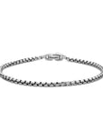 David Yurman Box Chain Bracelet In Sterling Silver, 2.7mm