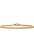 David Yurman Box Chain Bracelet In 18k Yellow Gold, 2.7mm