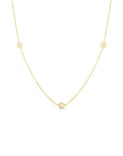Roberto Coin 18k Yellow Gold Tiny Treasures Diamond Necklace