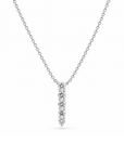 Memoire 18K White Gold IDENTITY Diamond Necklace
