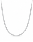 Memoire 18K White Gold Diamond Necklace