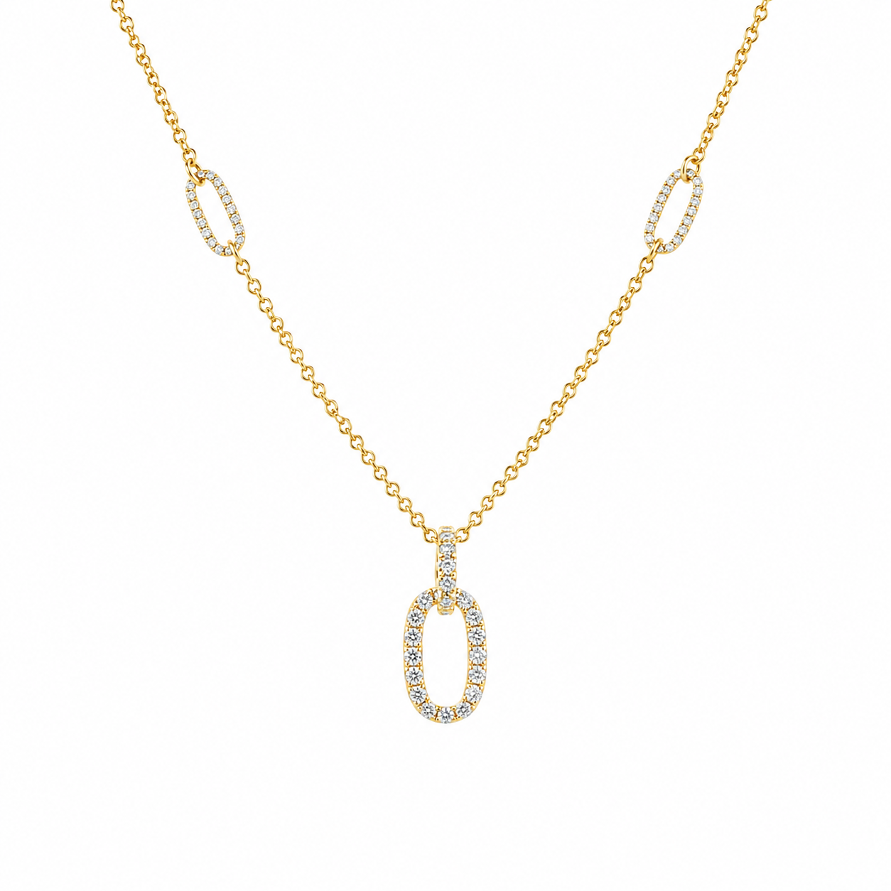 Brown &amp; Co. 18k Yellow Gold Diamond Necklace