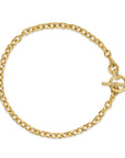 David Yurman Mercer® Toggle Chain Necklace In 18k Yellow Gold With Diamonds, 8mm