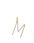 Rachel Reid 14k Yellow Gold Diamond Oversized Letter "M" Charm