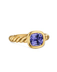 David Yurman Mercer® Stone Ring In 18k Yellow Gold With Iolite, 7mm