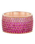 Emily P. Wheeler 18k Yellow Gold Flamingo Ombre Cigar Ring