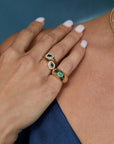 Zoë Chicco 14k Yellow Gold Emerald Ring
