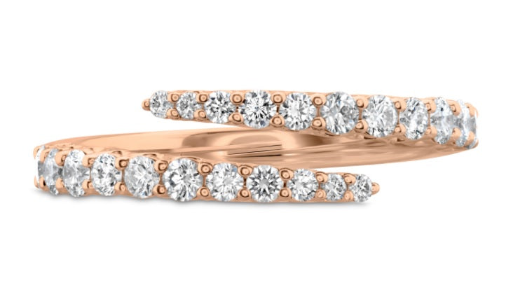 Memoire 18k Rose Gold Diamond Ring