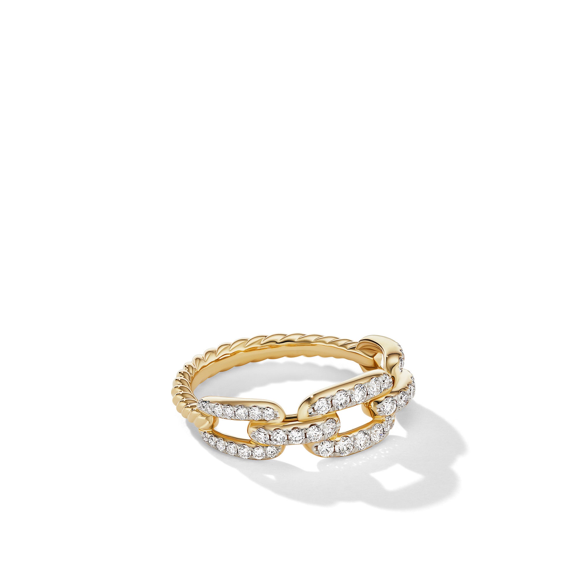 7mm Stax Chain Link Ring Di 18k