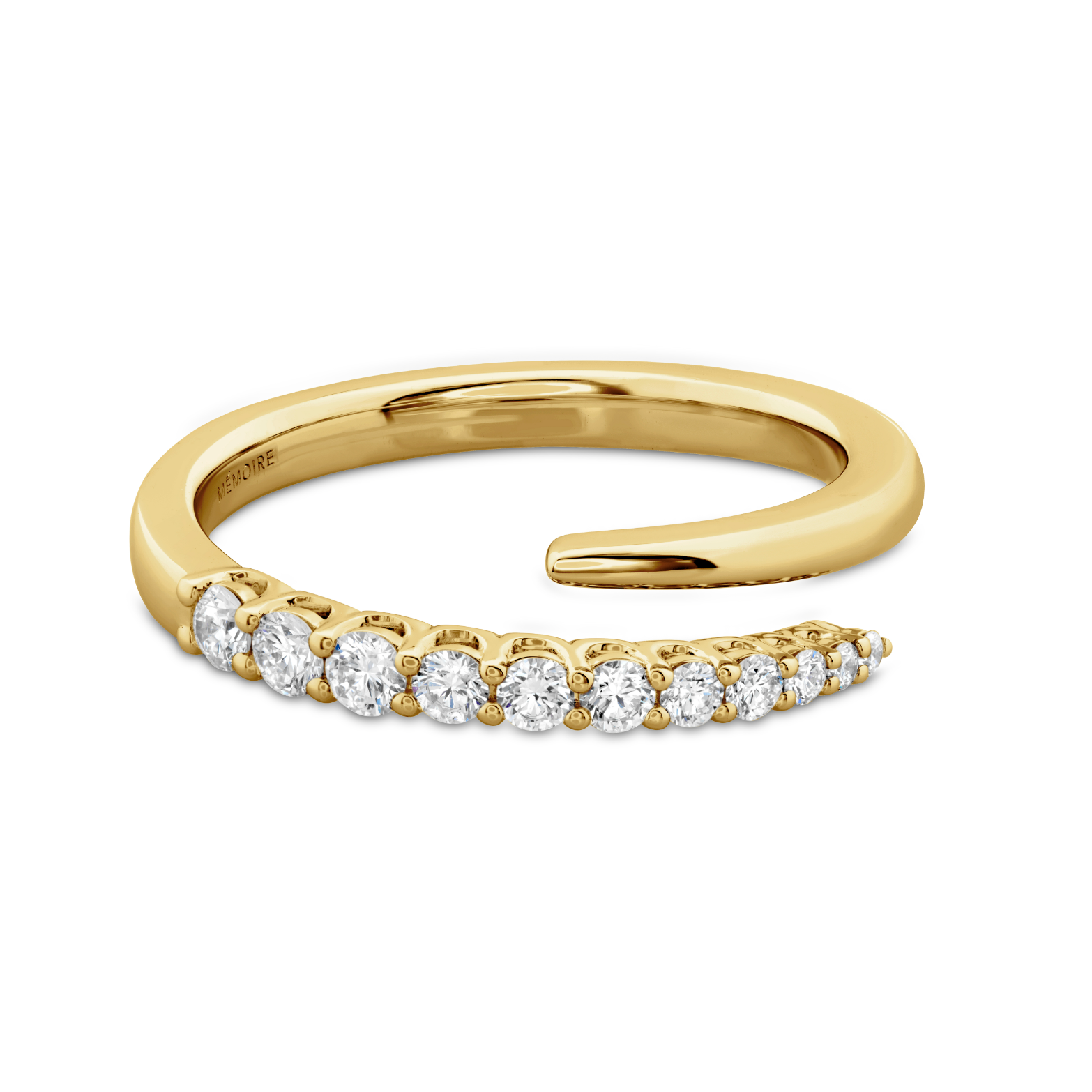 Pointed Diamond Bypass Ring, 0.27ctw