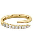 Pointed Diamond Bypass Ring, 0.27ctw
