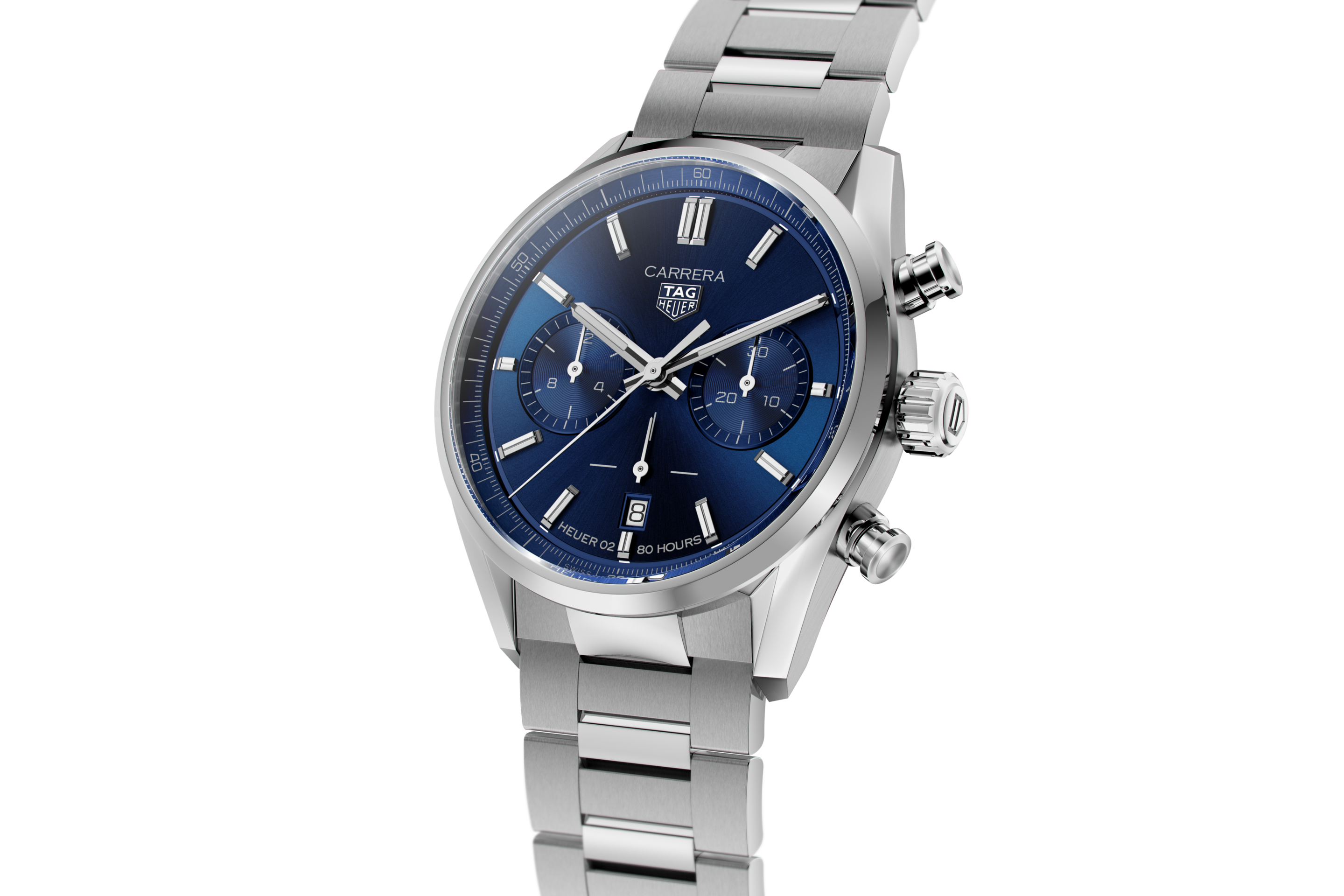 Tag Heuer Steel 42mm Automatic Carrera Watch