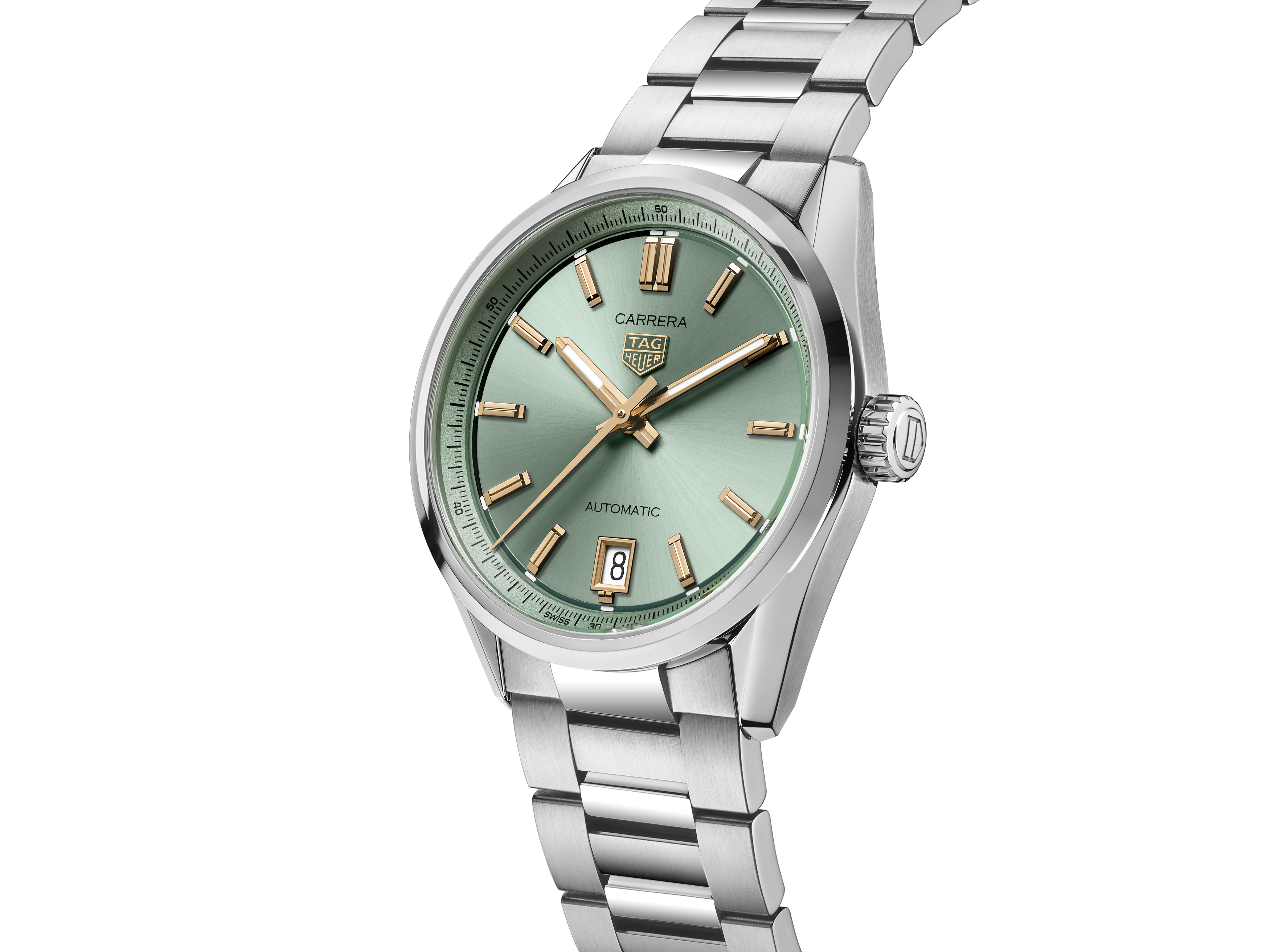 Tag Heuer Steel 36mm Automatic Carrera Watch