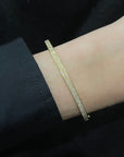 Brown & Co. 18k Yellow Gold Diamond Bangle