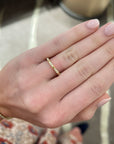 Round Diamond Cluster Band, 0.25ctw