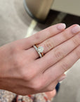 East-West Baguette Diamond Band, 0.87ctw