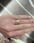 East-West Baguette Diamond Band, 0.87ctw