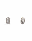 Estate 18k White Gold Earrings