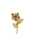 Estate 18k Yellow Gold Brooch