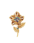 Estate 18k Yellow Gold Brooch