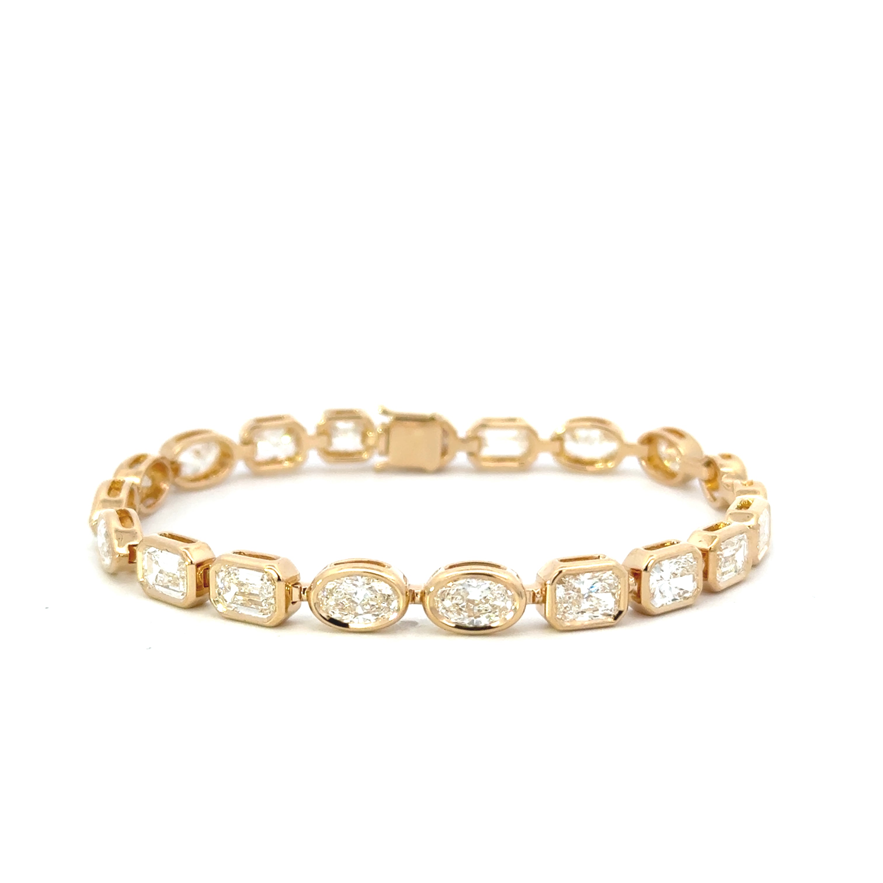 Brown &amp; Co. 18k Yellow Gold Diamond Tennis Bracelet