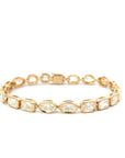 Brown & Co. 18k Yellow Gold Diamond Tennis Bracelet