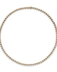 David Yurman Bezel Set Tennis Necklace In 18k Yellow Gold With Tanzanite, 4.7mm